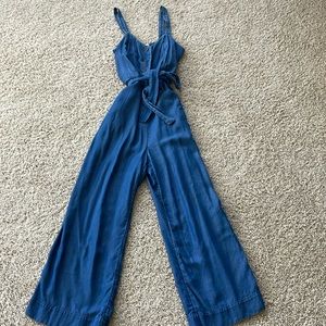Lauren Conrad chambray jumpsuit